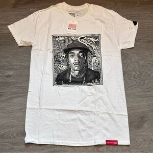 The Marathon Clothing Men’s Small Nipsey Hussle White Graphic Tee - NWT!